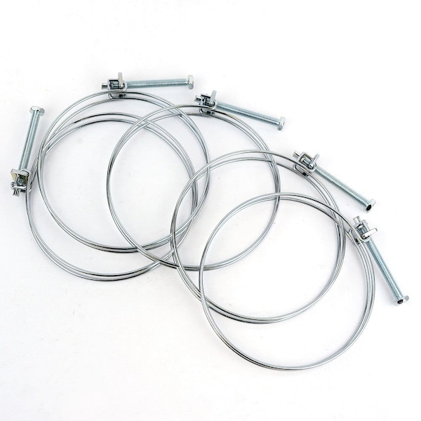 Big Horn 4 Inch Wire Hose Clamps Replaces Jet JW1317 - (10540A), PK 50 11740BX - main